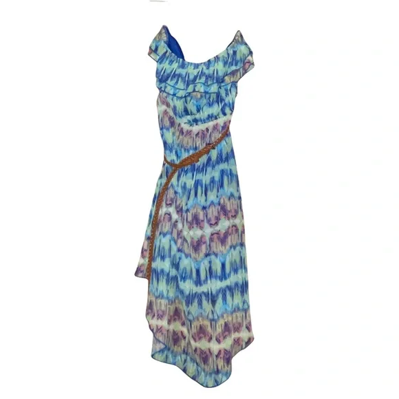 Maurices | Dresses | Multicolor Highlow Strapless Dress | Poshmark